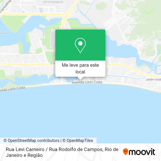 Rua Levi Carneiro / Rua Rodolfo de Campos mapa