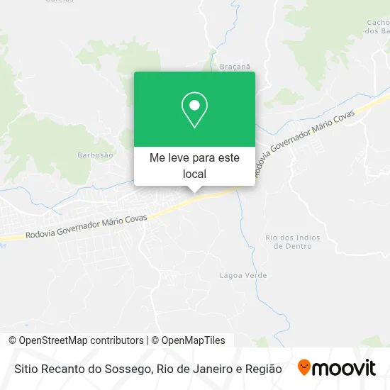 Sitio Recanto do Sossego mapa
