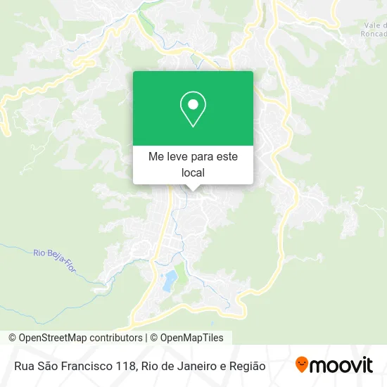 Rua São Francisco 118 mapa