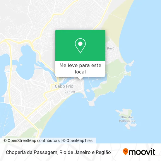 Choperia da Passagem mapa