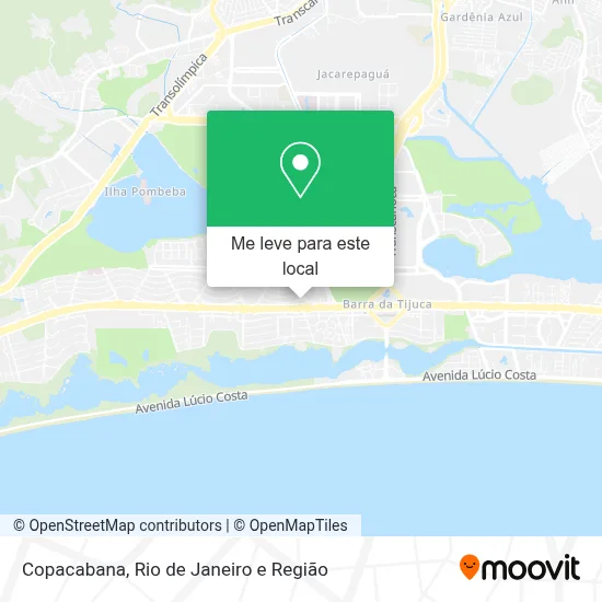 Copacabana mapa