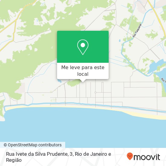 Rua Ivete da Silva Prudente, 3 mapa