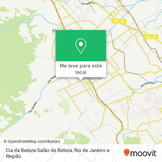 Cia da Beleza-Salão de Beleza mapa