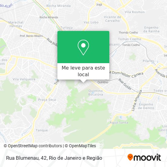 Rua Blumenau, 42 mapa