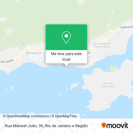 Rua Manoel João, 36 mapa