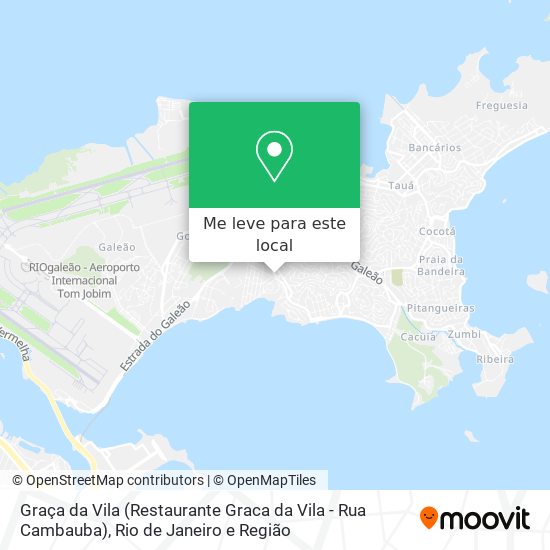 Graça da Vila (Restaurante Graca da Vila - Rua Cambauba) mapa