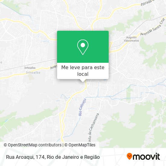 Rua Aroaqui, 174 mapa