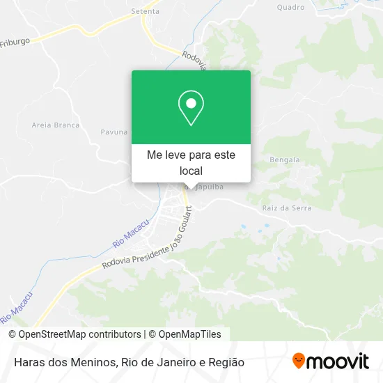 Haras dos Meninos mapa
