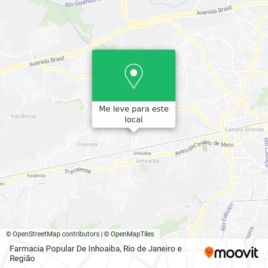 Farmacia Popular De Inhoaiba mapa
