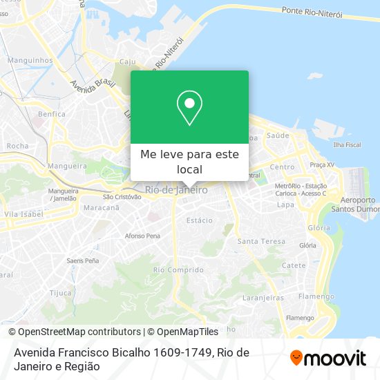 Avenida Francisco Bicalho 1609-1749 mapa