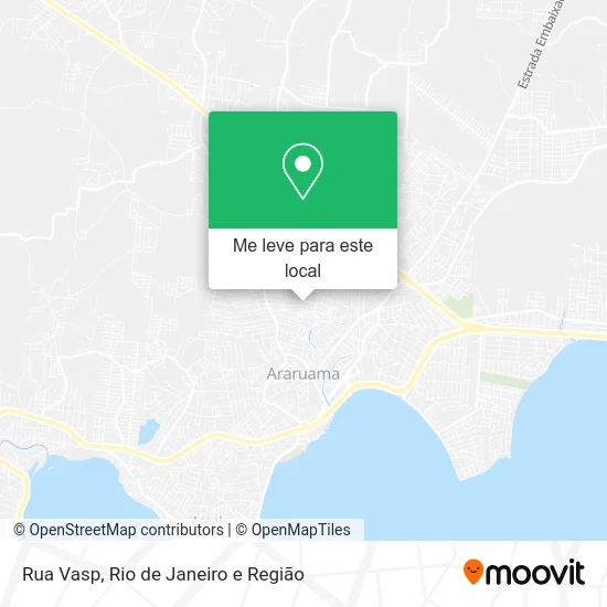 Rua Vasp mapa