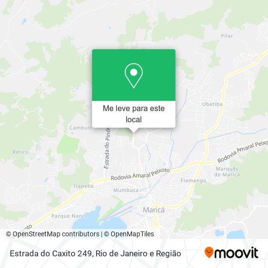 Estrada do Caxito 249 mapa