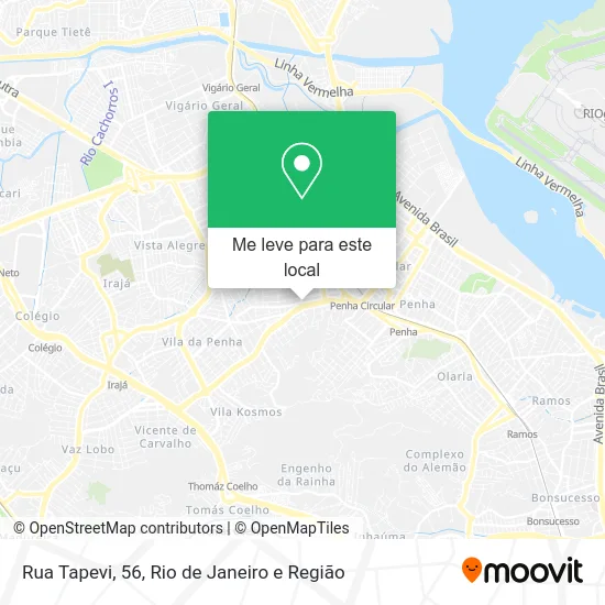 Rua Tapevi, 56 mapa