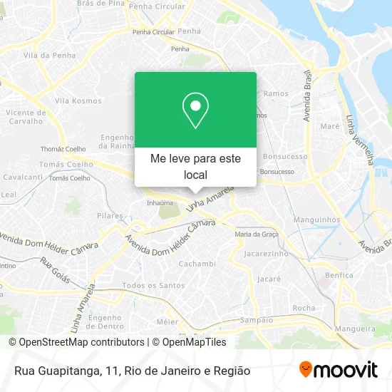 Rua Guapitanga, 11 mapa