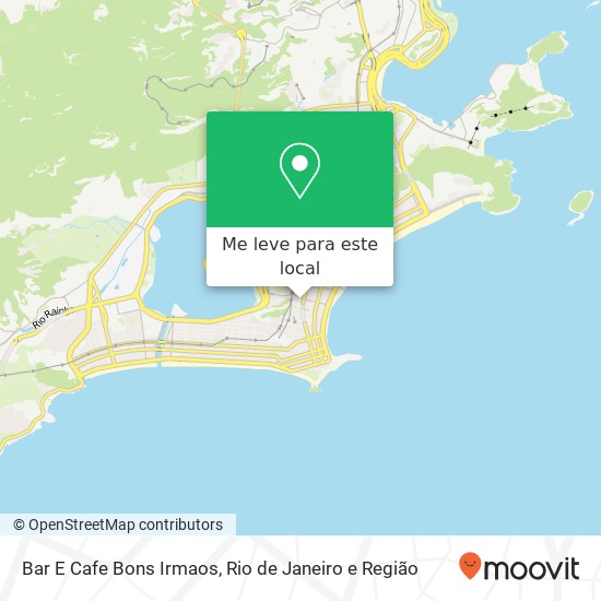 Bar E Cafe Bons Irmaos mapa