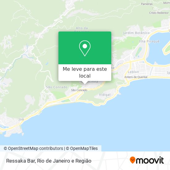 Ressaka Bar mapa