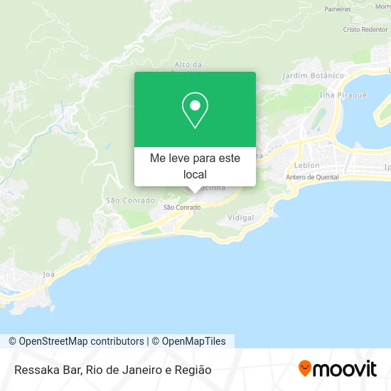 Ressaka Bar mapa