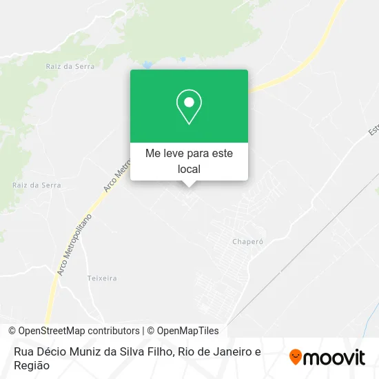 Rua Décio Muniz da Silva Filho mapa