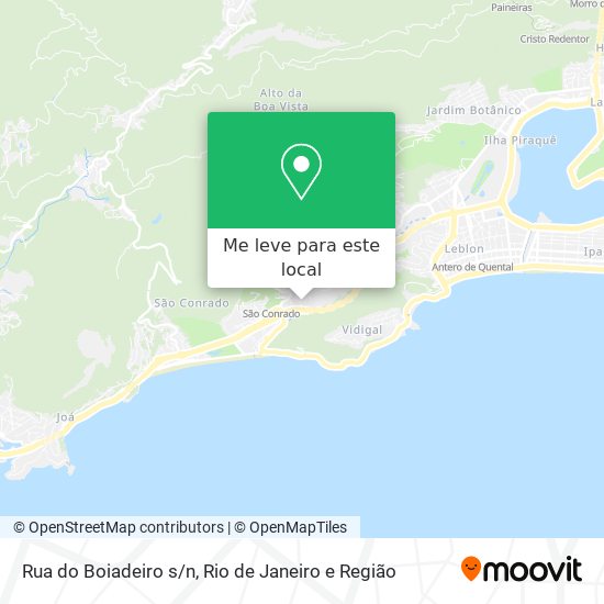 Rua do Boiadeiro s/n mapa