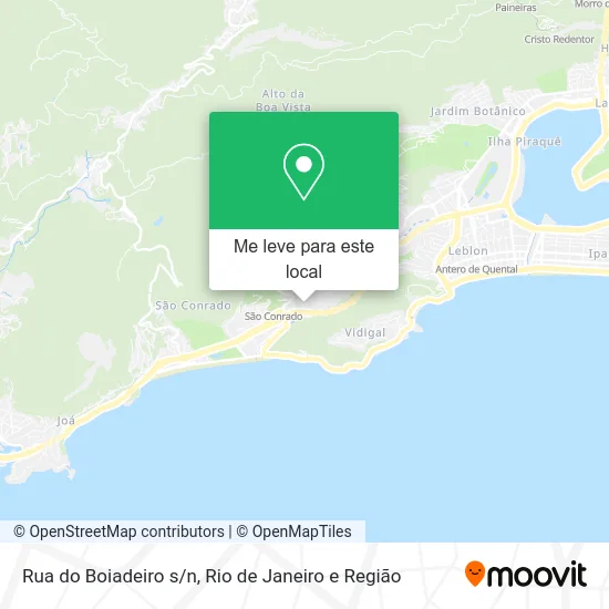 Rua do Boiadeiro s/n mapa
