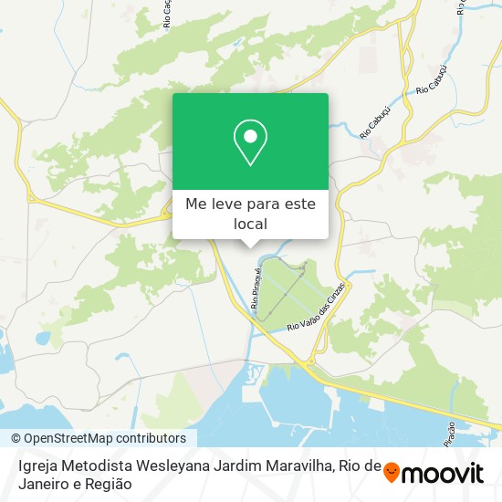 Igreja Metodista Wesleyana Jardim Maravilha mapa