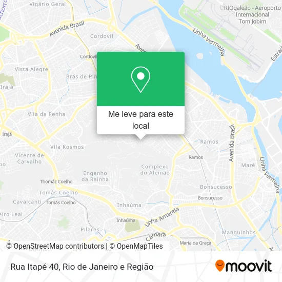 Rua Itapé 40 mapa