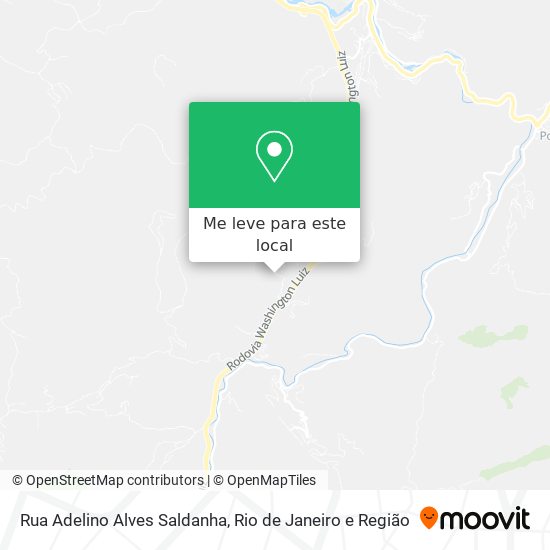 Rua Adelino Alves Saldanha mapa