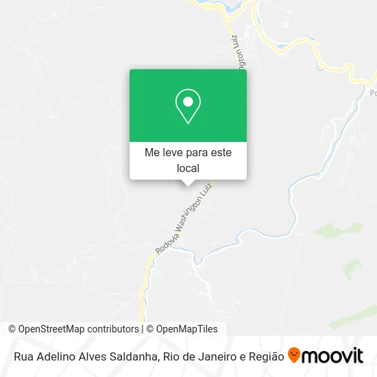 Rua Adelino Alves Saldanha mapa
