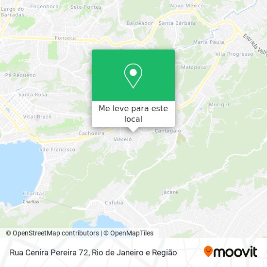 Rua Cenira Pereira 72 mapa