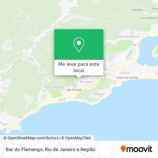 Bar do Flamengo mapa