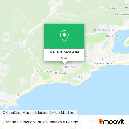 Bar do Flamengo mapa