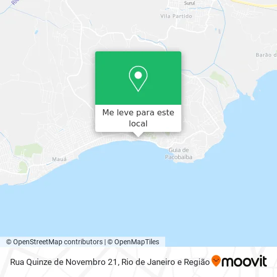 Rua Quinze de Novembro 21 mapa
