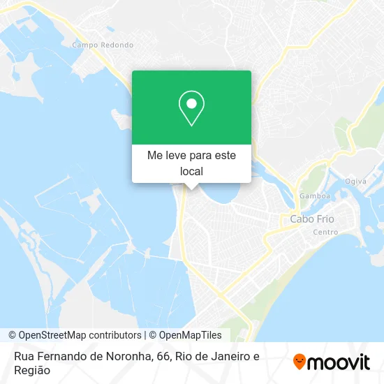 Rua Fernando de Noronha, 66 mapa
