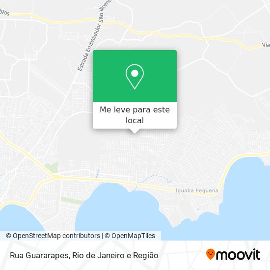 Rua Guararapes mapa