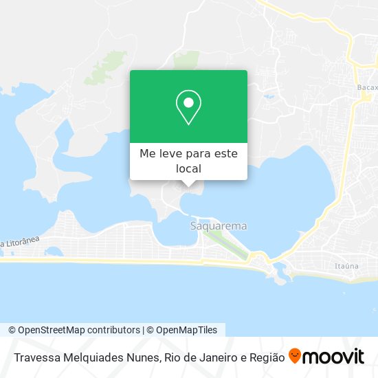 Travessa Melquiades Nunes mapa