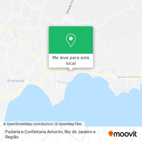 Padaria e Confeitaria Amorim mapa