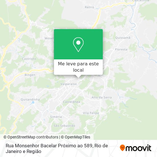 Rua Monsenhor Bacelar Próximo ao 589 mapa
