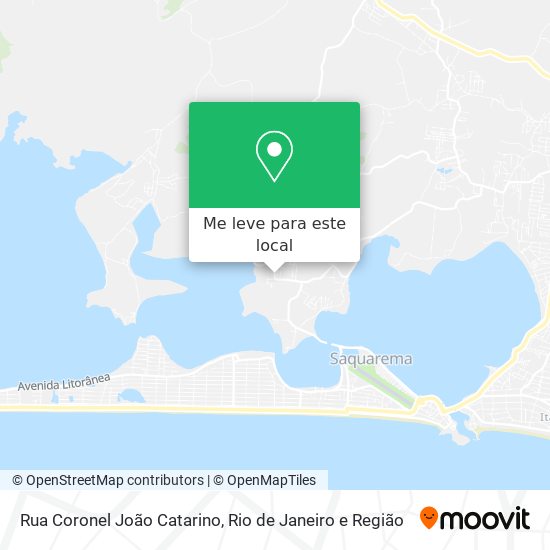 Rua Coronel João Catarino mapa