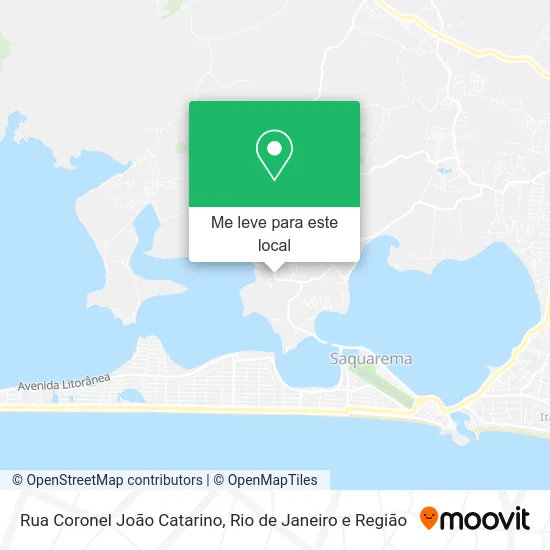 Rua Coronel João Catarino mapa
