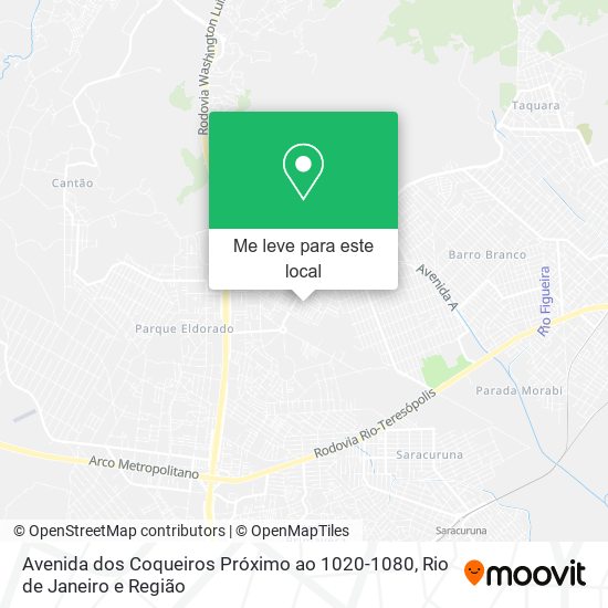 Avenida dos Coqueiros Próximo ao 1020-1080 mapa