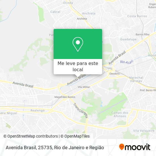 Avenida Brasil, 25735 mapa