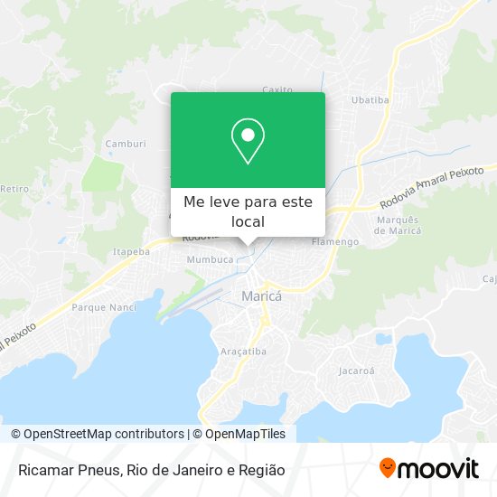 Ricamar Pneus mapa