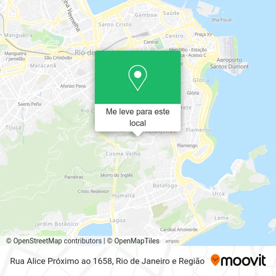 Rua Alice Próximo ao 1658 mapa