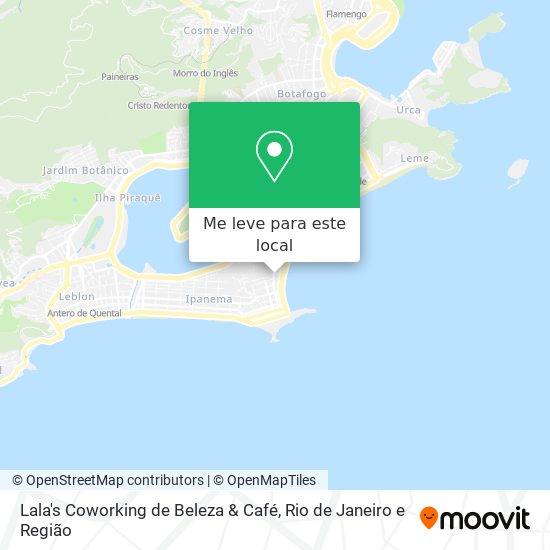 Lala's Coworking de Beleza & Café mapa
