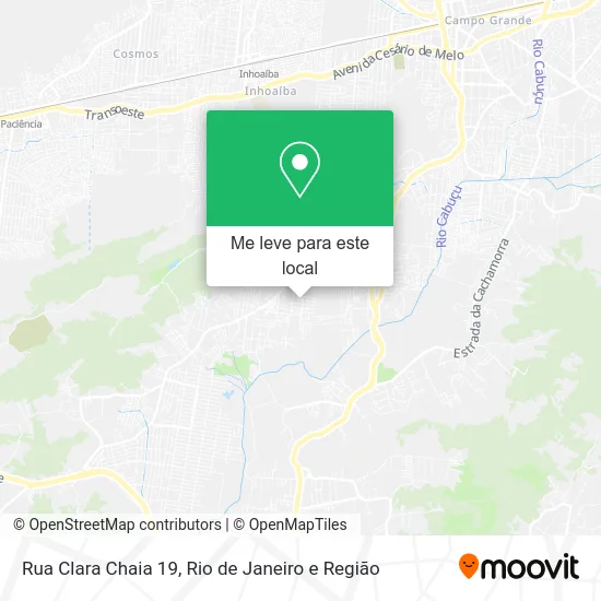 Rua Clara Chaia 19 mapa