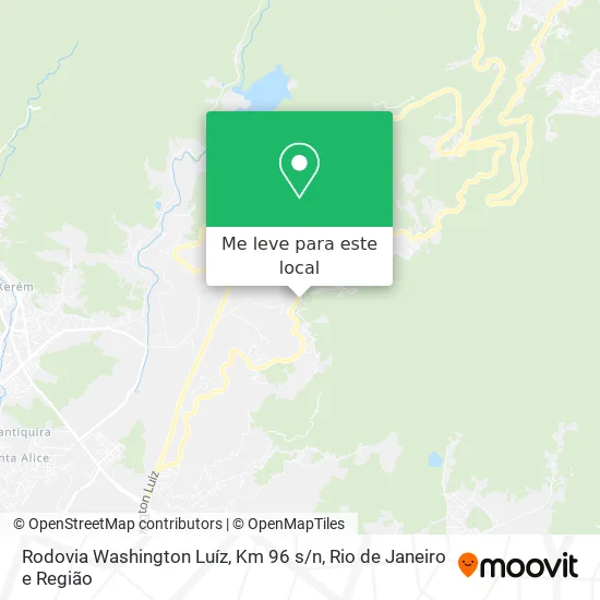 Rodovia Washington Luíz, Km 96 s / n mapa