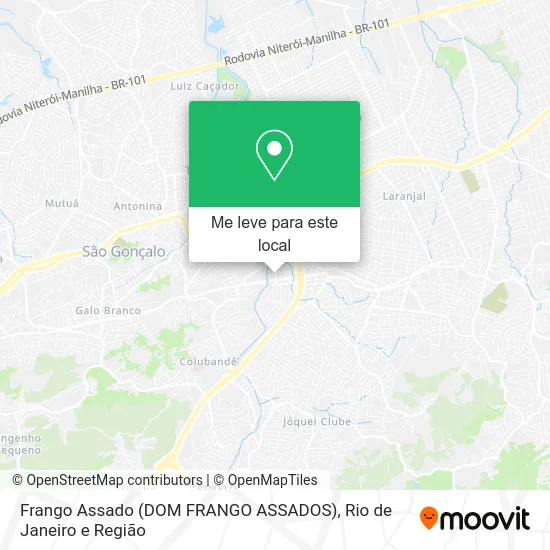 Frango Assado (DOM FRANGO ASSADOS) mapa