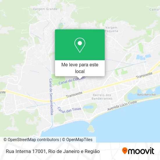 Rua Interna 17001 mapa