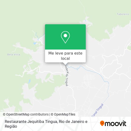 Restaurante Jequitiba Tingua mapa