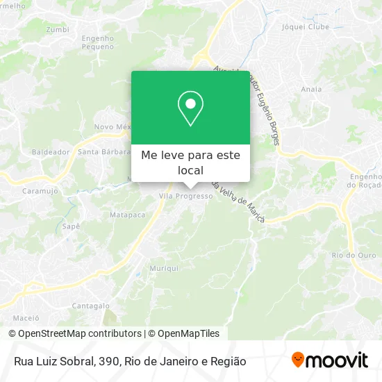 Rua Luiz Sobral, 390 mapa